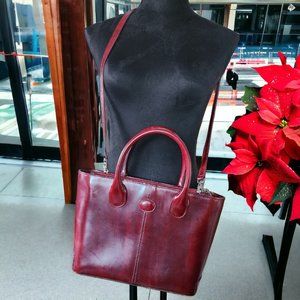 ITALIAN LEATHER in Red Purse from FLORENCE ITALY